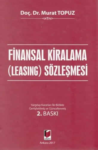 Finansal Kiralama (Leasing) Sözleşmesi