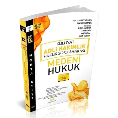 Külliyat Adli Hakimlik Hukuk Soru Bankası Medeni Hukuk