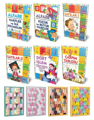 Etkinlik Kitapları 6lı Kitap Seti ve 4 Defter -4