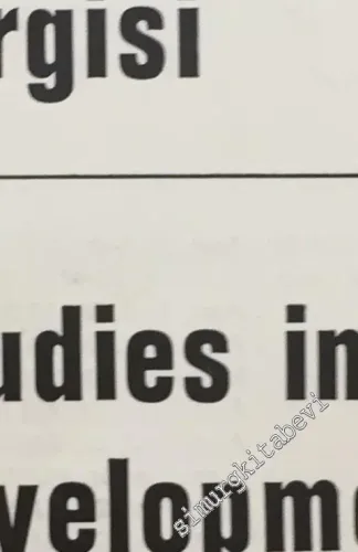 ODTÜ Gelişme Dergisi - METU Studies in Development - Sayı: 13      Güz 1976