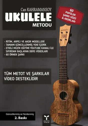 UKULELEMETODU & VİDEO DESTEKLİ 60 POPÜLER ŞARKI