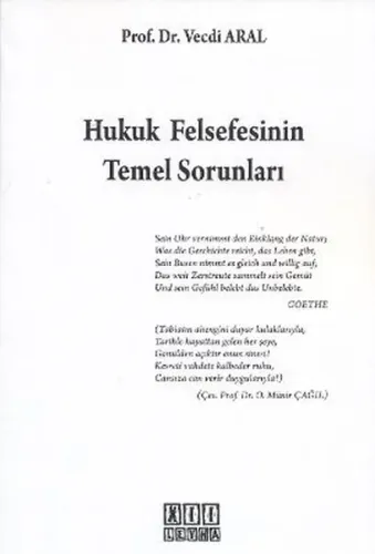 Hukuk Felsefesinin Temel Sorunları