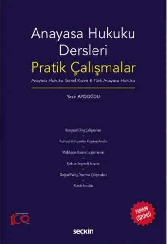 Anayasa Hukuku Dersleri Pratik Çalışmalar