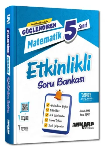 ANKARA 5. SINIF GÜNLENDİREN MATEMATİK ETKİNLİKLİ SORU BANKASI