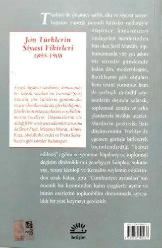 Jön Türklerin Siyasi Fikirleri 1895-1908 Şerif Mardin İletişim