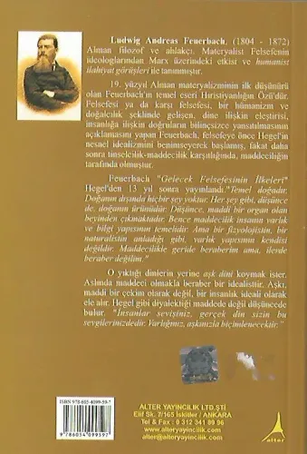 Geleceğin Felsefesinin İlkeleri Ludwig Feuerbach Alter %50 indirimli