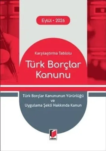 Türk Borçlar Kanunu (Cep Kitabı)