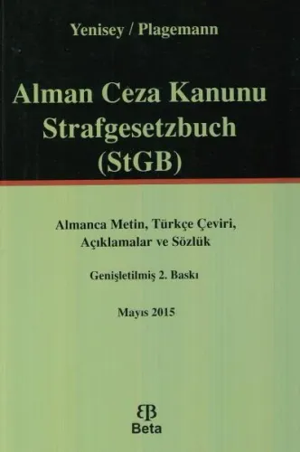 Alman Ceza Kanunu Strafgesetzbuch ( STGB )