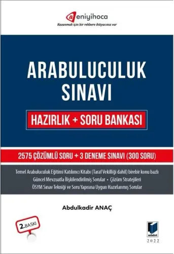 Arabuluculuk Sınavı Hazırlık + Soru Bankası 2022