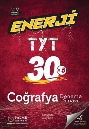 Palme Yayınları TYT Coğrafya Enerji 30 Deneme Sınavı