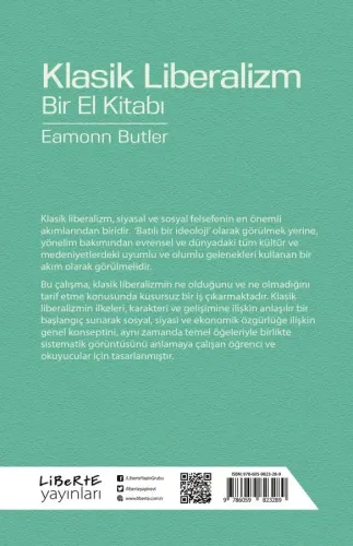 Klasik Liberalizm - Eamonn Butler - Liberte Yayınları