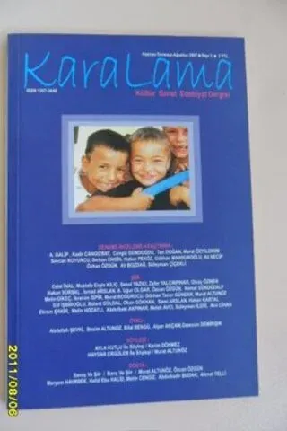 Karalama Kültür Sanat Edebiyat Dergisi 2007 / 2