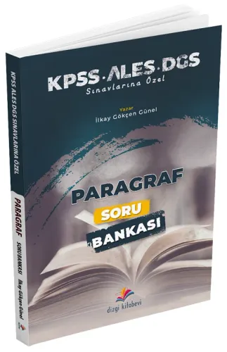 Dizgi Kitap Yayınları KPSS ALES DGS Paragraf Soru Bankası