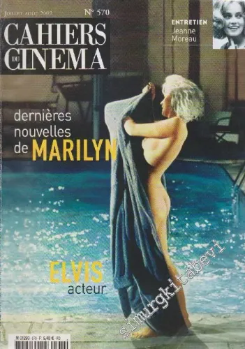 Cahiers Du Cinema - Sayı: 570      Juillet - Aout 2002