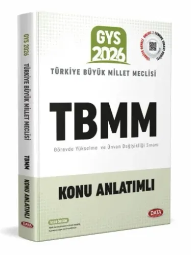 Data Yayınları 2026 Türkiye Büyük Millet Meclisi (TBMM) GYS Ortak Konular Konu Anlatımlı