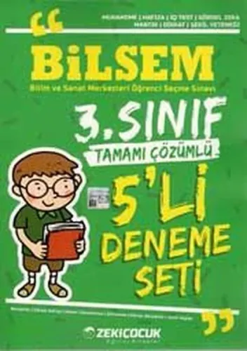 Örnek Akademi Yayınları Zeki Çocuk 3. Sınıf Bilsem 5 li Deneme Seti Örnek Akademi