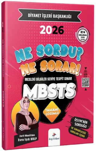 Dizgi Kitap Yayınları 2026 MBSTS Ne Sordu Ne Sorar Soru Bankası Çözümlü