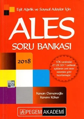 ALES Soru Bankası Pegem Akademi