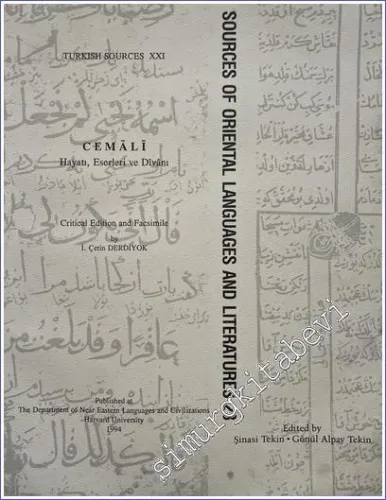 Cemali Hayatı Eserleri ve Divanı (İnceleme - Tenkidli Metin - Tıpkıbasım)  -        1994