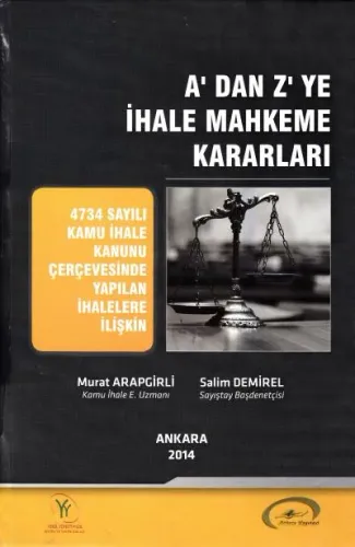 A' dan Z' ye İhale Mahkeme Kararları
