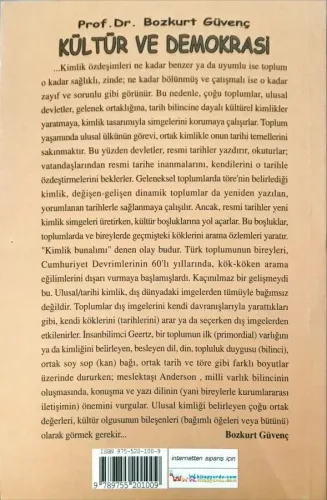 Kültür ve Demokrasi Bozkurt Güvenç Gündoğan Yayınları
