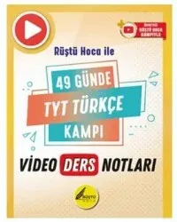 RÜŞTÜ HOCA 49 GÜNDE TYT TÜRKÇE VİDEO DERS KİTABI