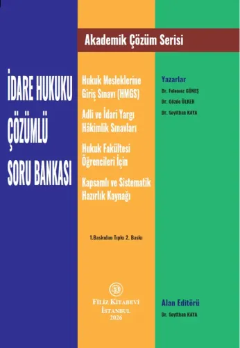 İdare Hukuku Çözümlü Soru Bankası