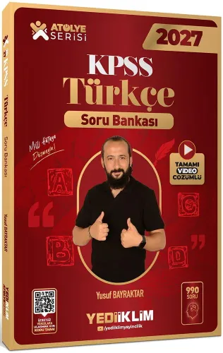 Yediiklim Yayınları 2027 KPSS Atölye Serisi Genel Yetenek Türkçe Tamam