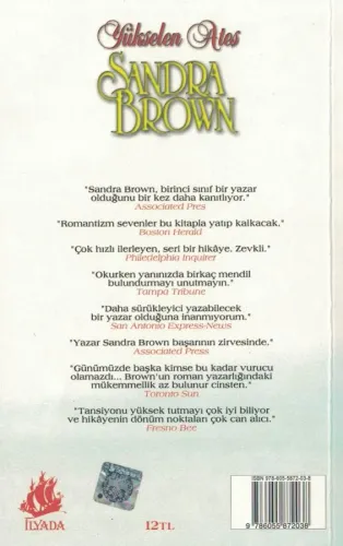 Yükselen Ateş Sandra Brown İlyada %55 indirimli
