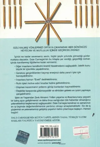 İşten ve Yaşamdan Zevk Almanın Yolları Dale Carnegie Epsilon Yayıncılı