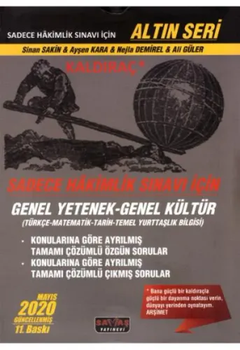 Sadece Hakimlik Sınavı İçin Genel Yetenek - Genel Kültür