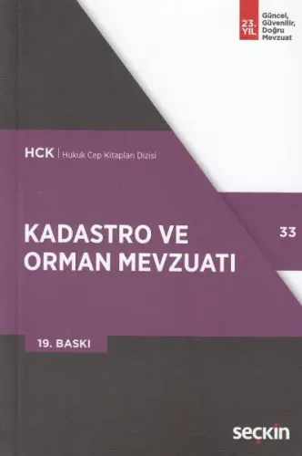 Kadastro ve Orman Mevzuatı