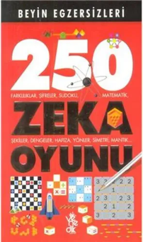 Beyin Egzersizleri 250 Zeka Oyunu Yeşil