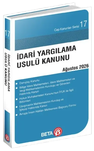 İdari Yargılama Usulü Kanunu Cep 2026 Celal Ülgen