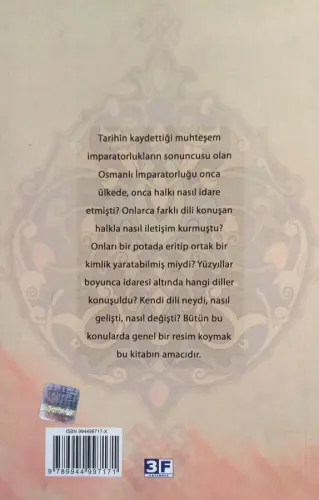 Osmanlı'nın Dili Hayati Develi 3F Yayınevi