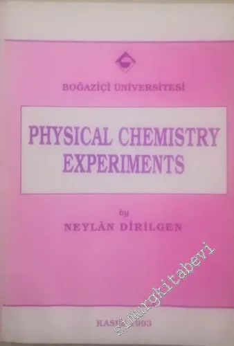Physical Chemistry Experiments -        1993