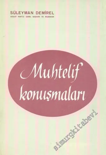 Muhtelif Konuşmaları -        1969