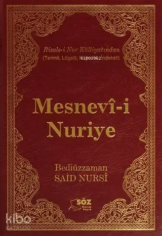 Mesnevi-i Nuriye (Büyük Boy) Ciltli; Türkçe Tercümesi