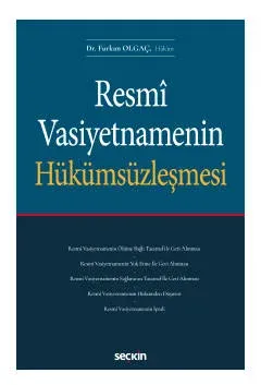 Resmi Vasiyetnamenin Hükümsüzleşmesi