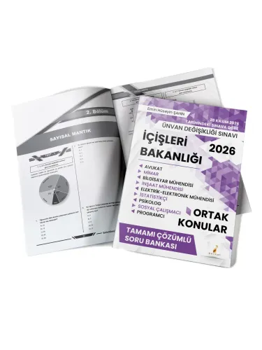 ÜDS 2026 İçişleri Bakanlığı Ortak Konular Tamamı Çözümlü Soru Bankası ÜDS 2026 İçişleri Bakanlığı Ortak Konular Tamamı Çözümlü Soru Bankası