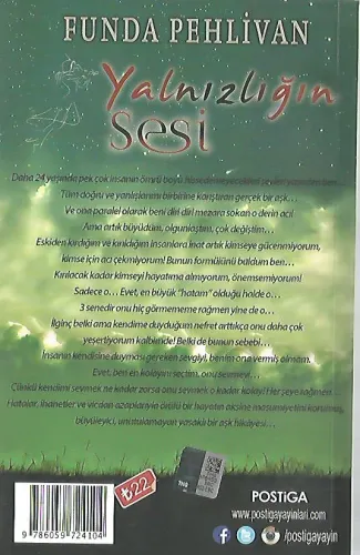 Yalnızlığın Sesi 1 Funda Pehlivan Postiga Yayınları %45 indirimli