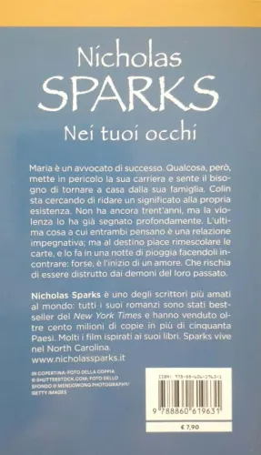 Nei Tuoi Occhi Nicholas Sparks Sperling & Kupfer