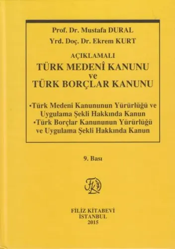 Türk Medeni Kanunu ve Borçlar Kanunu