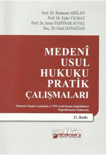 Medeni Usul Hukuku Pratik Çalışmaları