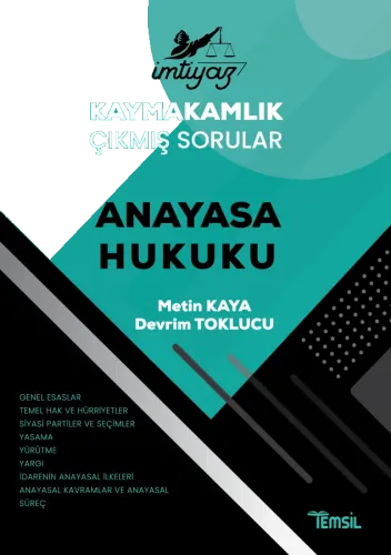 Anayasa Hukuku Kaymakamlık Çıkmış Sorular