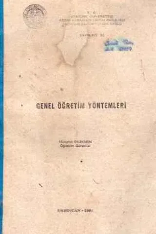 Genel Öğretim Yöntemleri