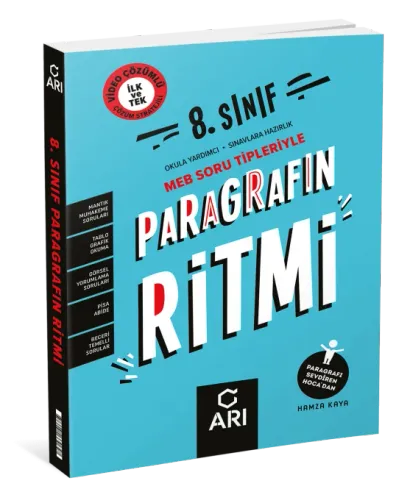 Arı Yayıncılık 8. Sınıf MEB Soru Tipleriyle Paragrafın Ritmi