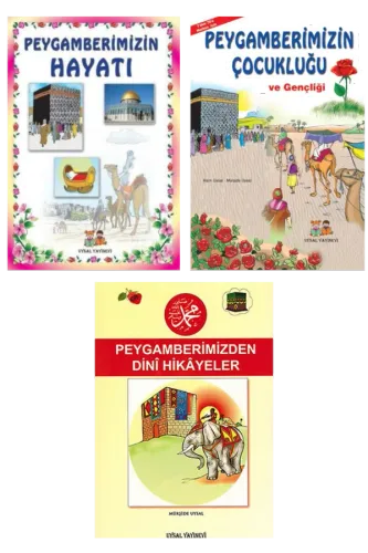 Çocuklar İçin Peygamberimizin Hayatı ve Hikayeleri (3 Kitap)