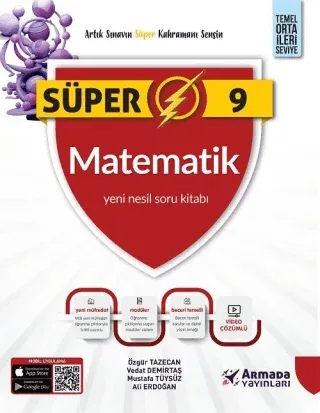 Armada Yayınları 9. Sınıf Matematik Süper Soru Bankası