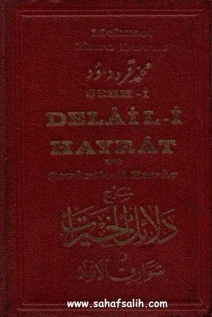 Şerh-i Delail-i Hayrat ve Şevarik-il Envar - Mehmet Kara Davut 1971 Baskı Ciltli 1 ve 2. Cilt